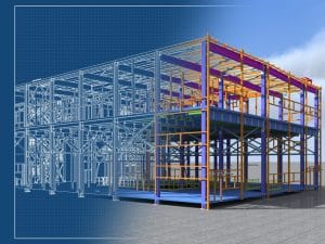 Building Information Model of metal structure