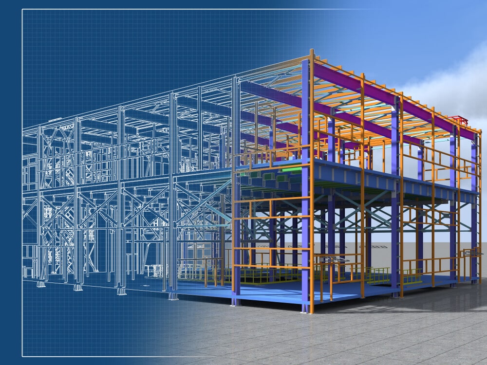 Building Information Model of metal structure