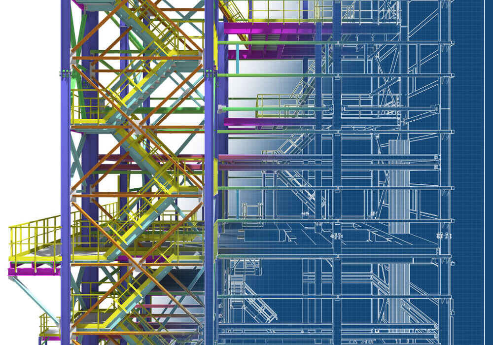 Building Information Model of metal structure