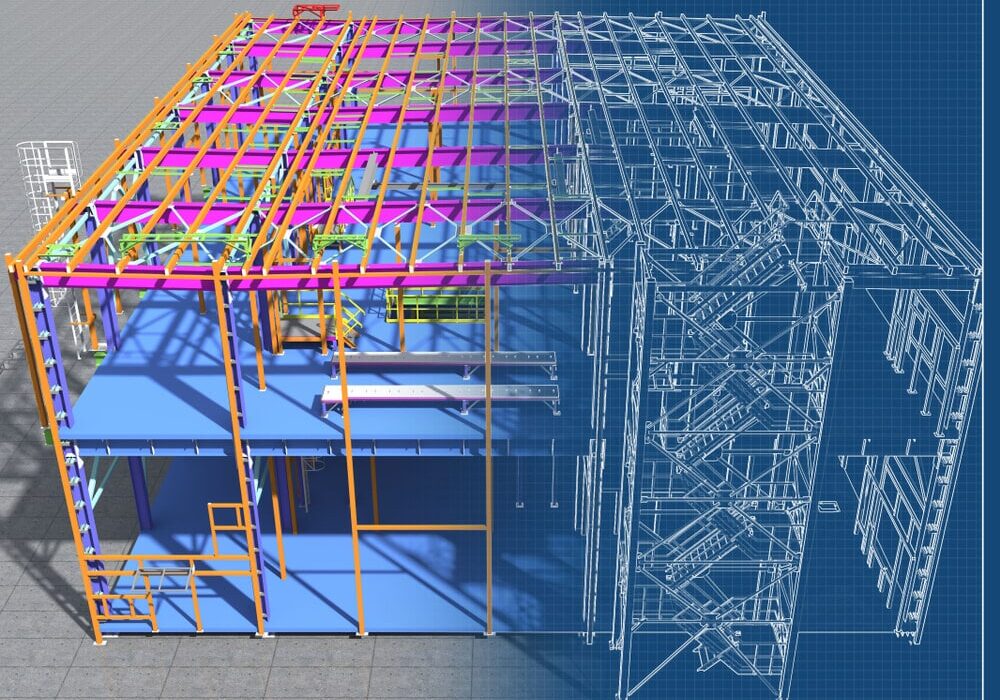 Building Information Model of metal structure