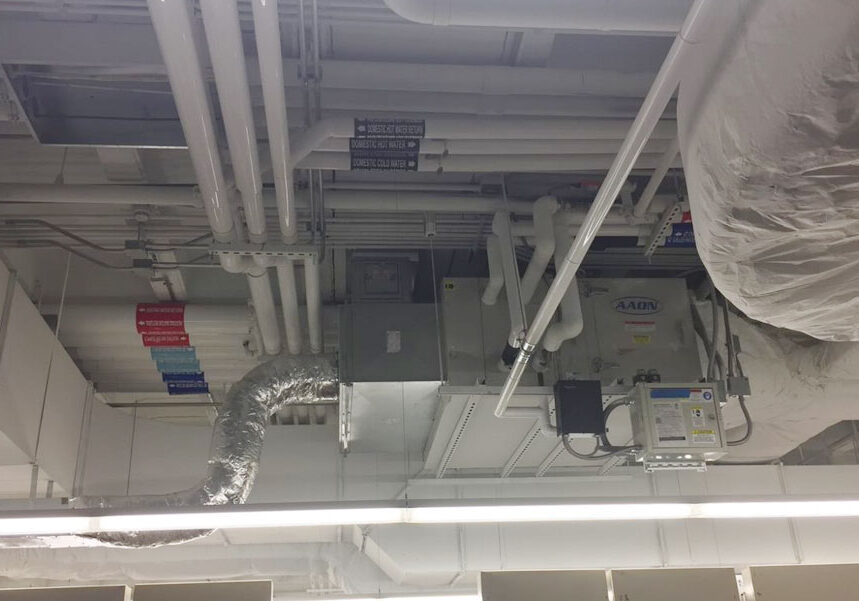 commercial heating and cooling hvac installation